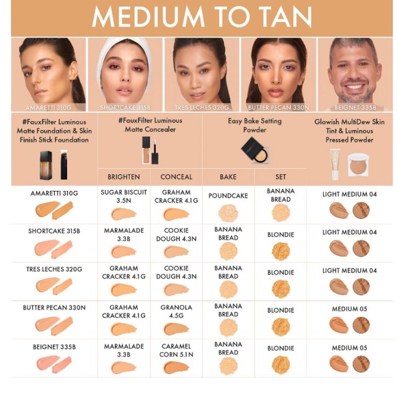 ⚫️ HUDA BEAUTY Butter Pecan 330N #FauxFilter Luminous Matte Foundation New - Picture 5 of 5